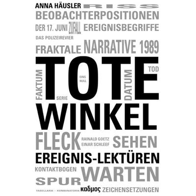 Tote Winkel, Taschenbuch von Anna Häusler, Kulturverlag Kadmos Berlin, 978-3-86599-202-4