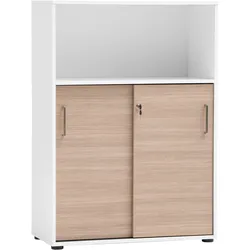 Tchibo - Aktenschrank »Metz« - 80,1x38,2x113,4cm - silber -