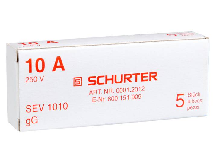 Schurter Träge Sicherung 250 V 10 A