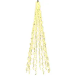 vidaXL Weihnachtsbaum-Beleuchtung mit 10 LEDs 1550 LEDs Warmes Weiß 42053560