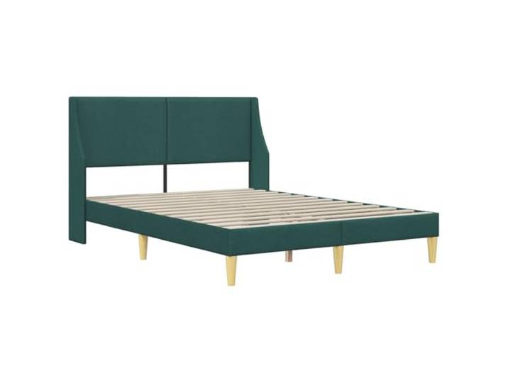 SKTQYQO Bettgestell aus Sperrholz mit Kopfteil Modernes Design, gebogene Latten, Unterstützung 140 kg, einfache Montage