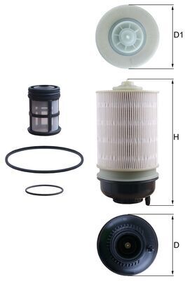 Mahle Kx 581kit Für Mercedes