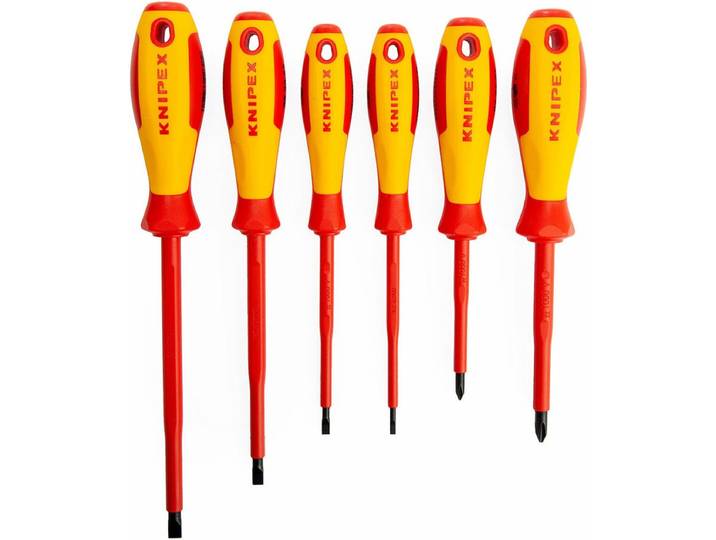 Knipex 00 20 12 V01 Schroevendraaier set VDE 6-delig