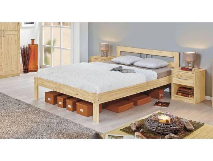 Bett Bregenz Kiefer Massivholz 90x200cm