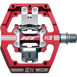 Pedale HT-X3 CNC Cromoly / 476 (Paar) g / rot