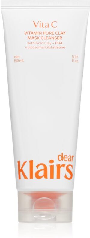 Dear Klairs Vitamin Pore Clay Mask Cleanser hydrating cleansing foam with a brightening effect 150 ml
