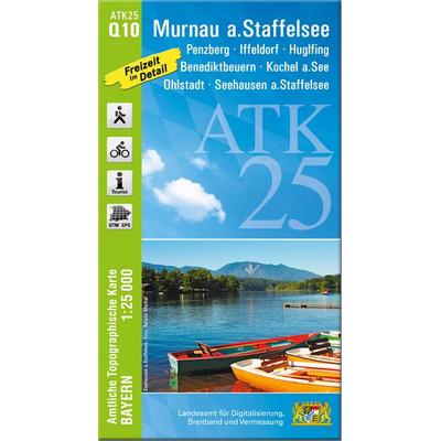 ATK25-Q10 Murnau a.Staffelsee (Amtliche Topographische Karte 1:25000), Sonstige von , Landesamt für Digitalisierung, Breitband und Vermessung, Bayern,