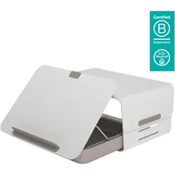Dataflex Addit Bento Ergonomic Desk set 220, Notebook Ständer, Weiss