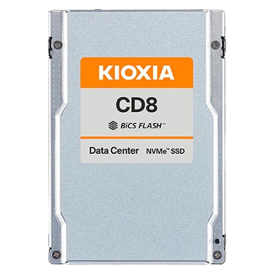 Kioxia CD8 Series - SSD - 3.84 TB - internal - 2.5" - PCIe 4.0 x4 (NVMe) - buffer: 256 MB (3840 GB, 2.5") (KCD8XRUG3T84)