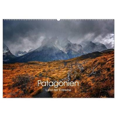 Patagonien-Land der Extreme (Wandkalender 2027 DIN A2 quer), CALVENDO Monatskalender