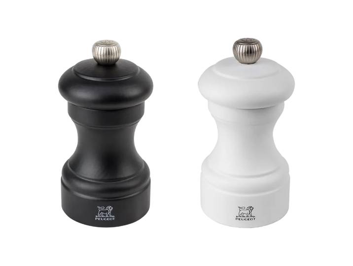 Salz-/Pfeffermühle Bistro, Peugeot, weiss/schwarz, HolzHolz/Metall