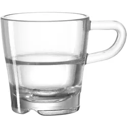 6er-Set Leonardo Espressotasse Senso 70 ml Glas Transparent Klar
