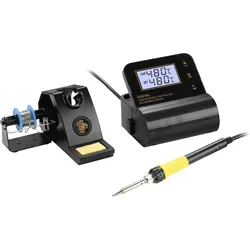 Zhongdi, Lötgerät, ZD-8903A Digitale Lötstation, LCD Anzeige, 160-480°C, kompakte Bauform, 25W 230V (Lötstation)