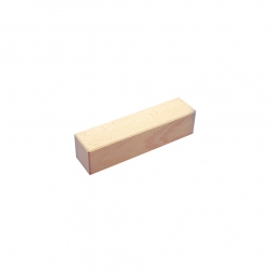 Halmakegel.com Bauklotz - Quader 1/2 längs - natur - 133x33x33mm - 33mm 260336