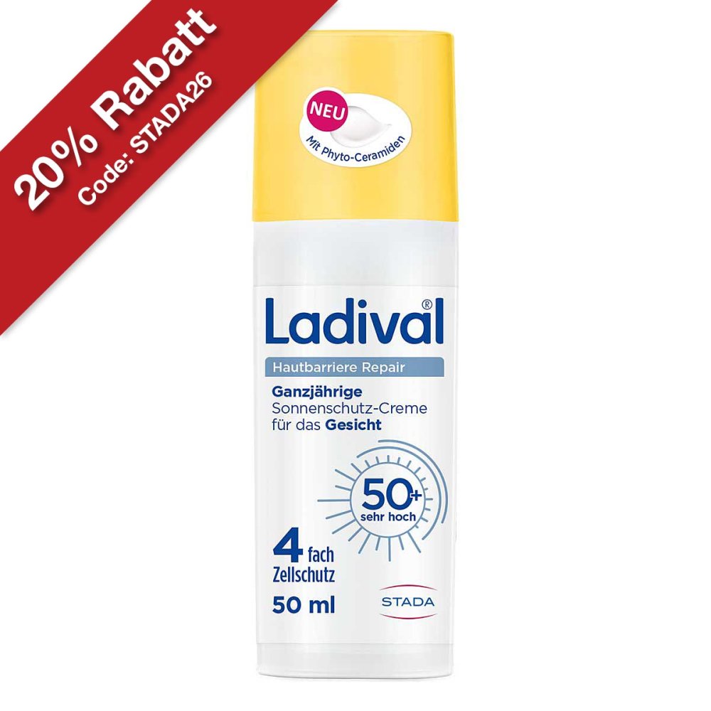 STADA Consumer Health Deutschland GmbH Ladival Hautbarriere Repair Sonnenschutz-Creme Gesicht LSF 50+ 19742879