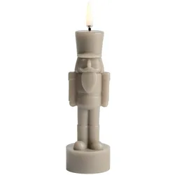 Uyuni LED Kerze Nutcracker sandstone 6x16,5cm