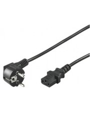 Goobay Kaltgeräte Anschlusskabel Schwarz 5 m Kabel Strom/Netzteil Stromkabel 5 m IEC (51320)