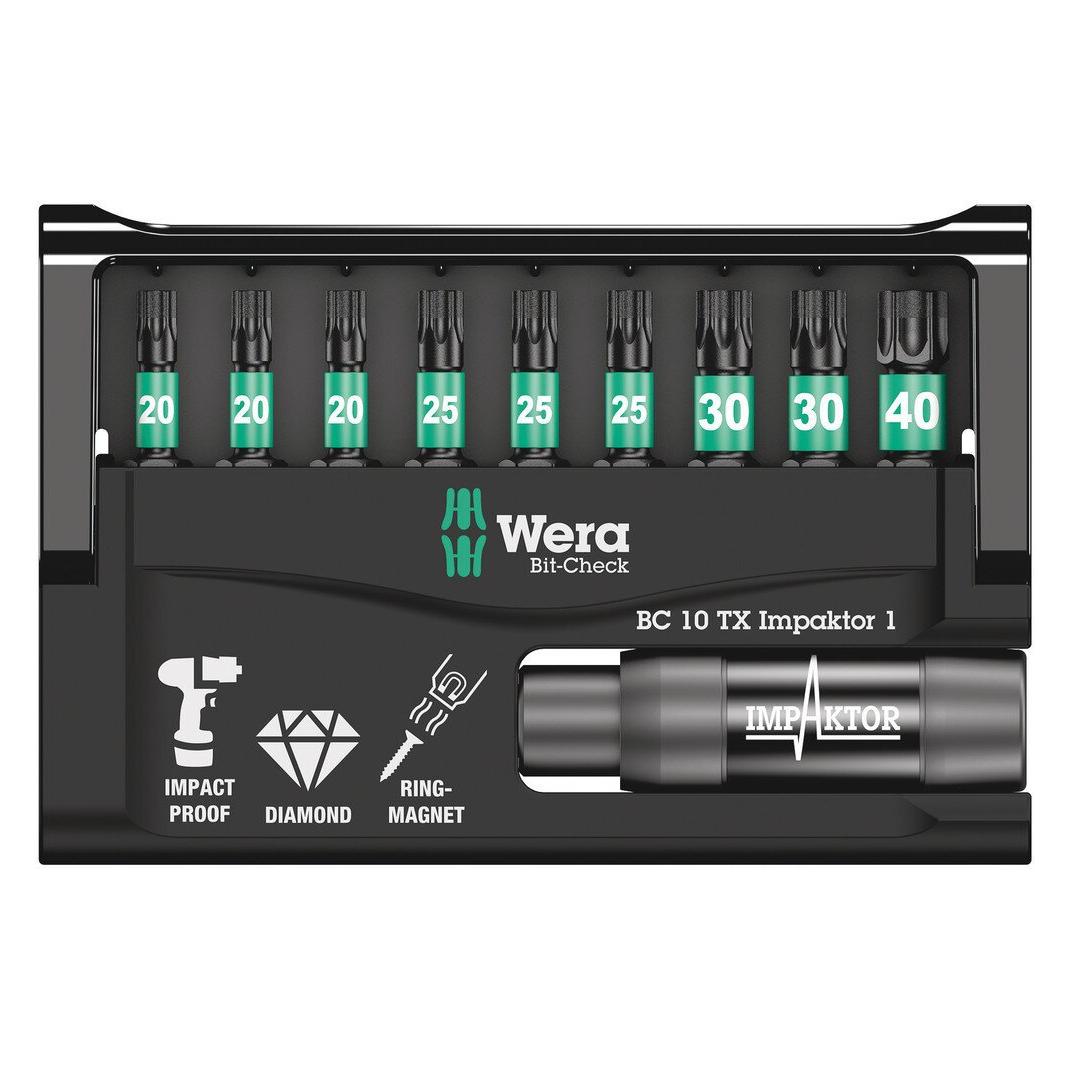 Wera Bit-Check 10 TX Impaktor 1 (5057688001)
