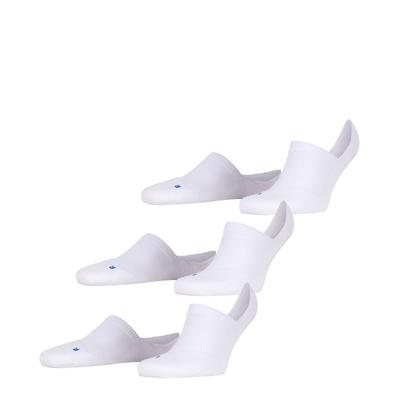 Füßlinge FALKE "Cool Kick 3-Pack", Herren, Gr. 39-41, Sockengröße, weiß (weiß (2000)), anatomisch, Socken