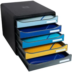 Exacompta, Dokumentenablage, BEEBLUE BIG BOX PLUS - Schubladenbox (A4)