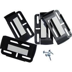 HP Autozubehör Simple-Fix Kunststoff Kennzeichenhalter Schwarz 18509