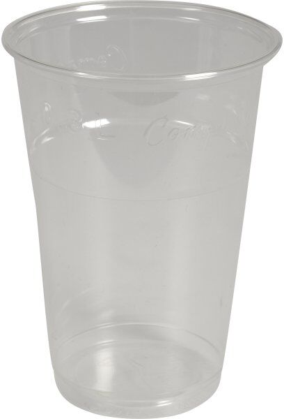 No-Name Plastikglas, Pla, Klar, 25 Cl