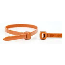 WKK 11032171 Kabelbinder Lösbarer Kabelbinder Kunststoff Braun 100 Stück(e)
