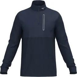 Mizuno Layer Melange Reflect 1/4 Zip , navy