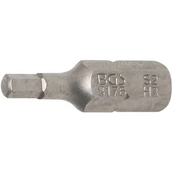BGS Bit Antrieb Außensechskant 6,3 mm (1/4") Innensechskant 3 mm - 8176