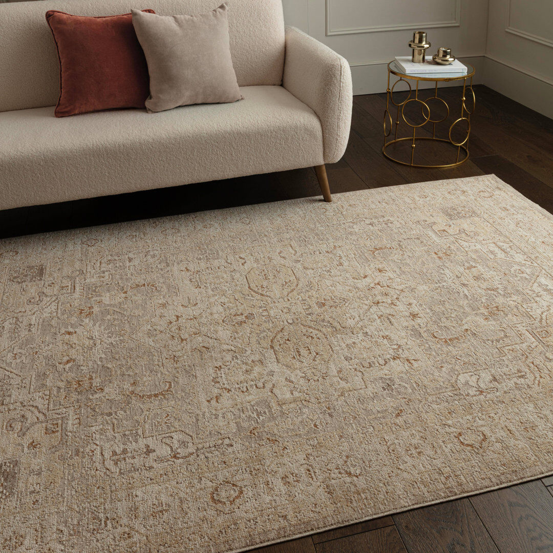 Langley Street Madeleine Serapi Beige Rug Beige Runner 80 x 160 cm