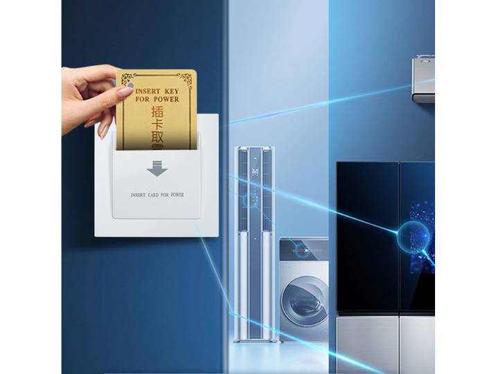 10 cartes à insérer pour interrupteur de économie d'énergie, 80-240V 40A, compatible carte ID / carte T5577, 125kHz, temporisation 15s