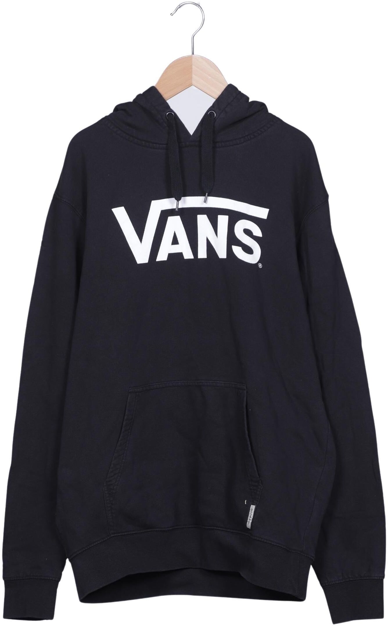 Vans Herren Kapuzenpullover, Schwarz, Gr. M, Baumwolle - Second Hand