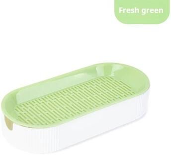 Uplift Essentials Hydroponic Cat Grass Box For Easy Soilless Planting green