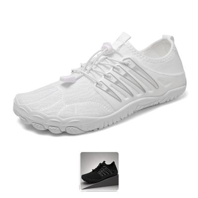 Barfußschuh DOTALES "Monostep Barfußschuhe Damen & Herren Barfußschuhe", Damen, Gr. 43, Normalschaft, weiß, Polyester, Polyurethan, Textil, Schuhe Barfußschuh, Minimalschuhe