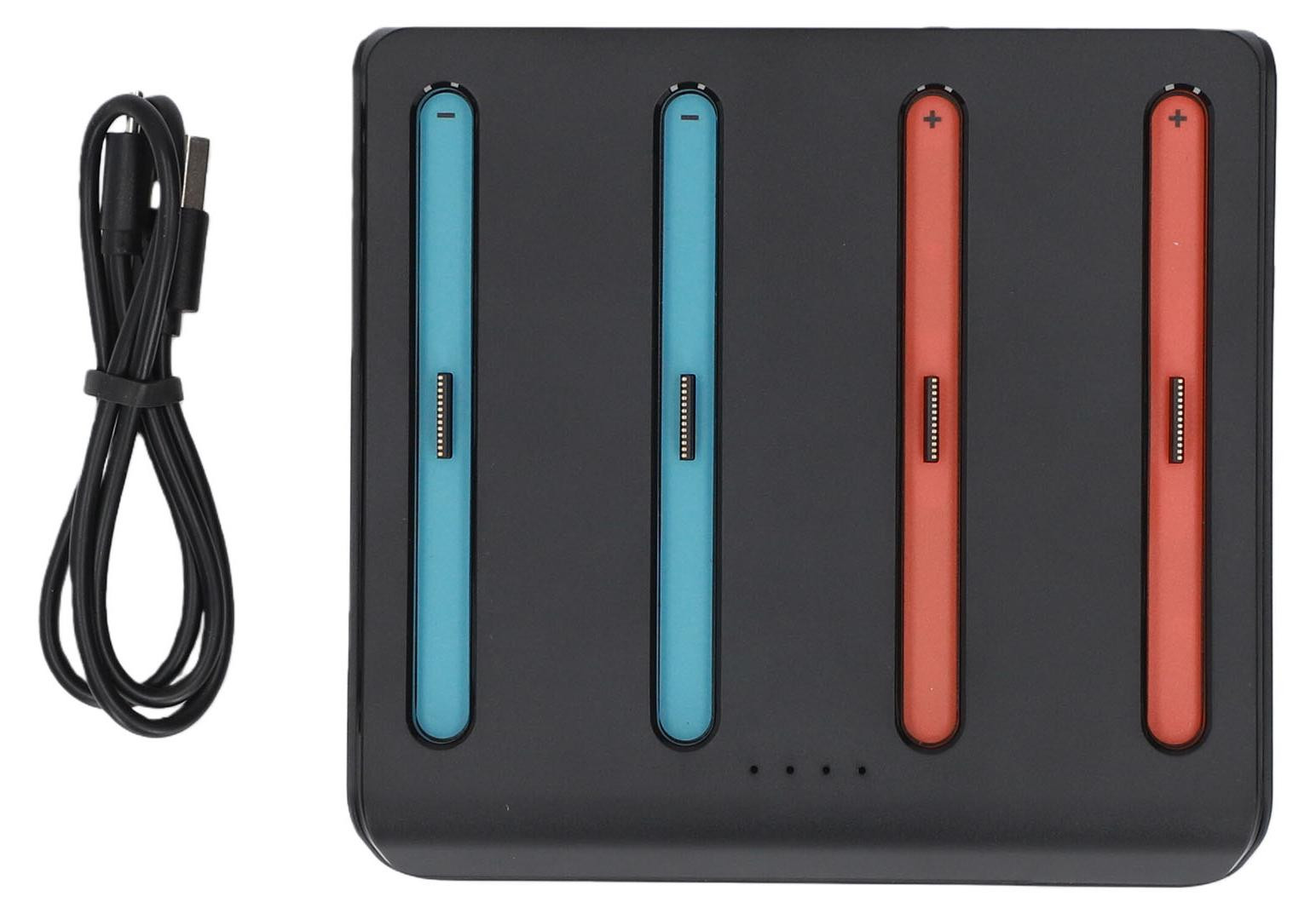 Gistuch Draagbaar magnetisch oplaadstation voor Switch 2 handheld-controllers, Type C, met ruimte voor vier controllers