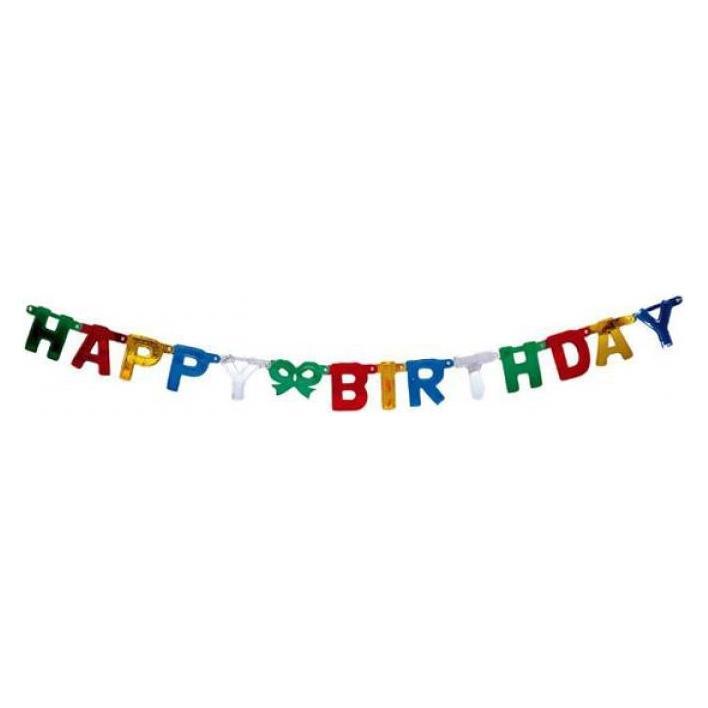 TOP Girlande Happy Birthday (1 Stk.) (14000)