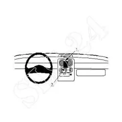 BRODIT 852128 ProClip Halterung - Renault Twingo 95-05 Halter