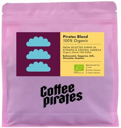 coffeePirates Coffee Pirates - Specialty Coffee Pirates Blend Bio-kaffeebohnen 250 G - MaxiCoffee