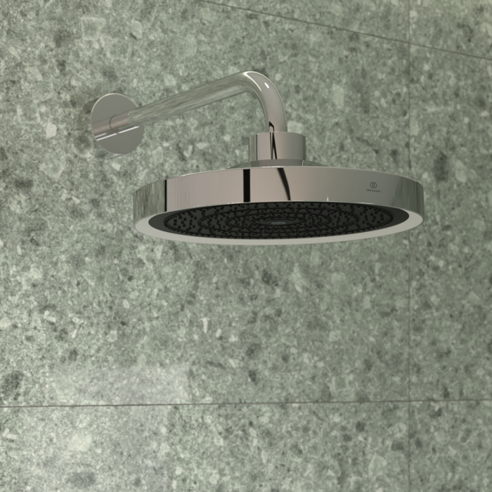 Ideal Standard 3-Funktions-Kopfbrause A7890AA Ø 33 cm, LED-Leuchtring, Chrom