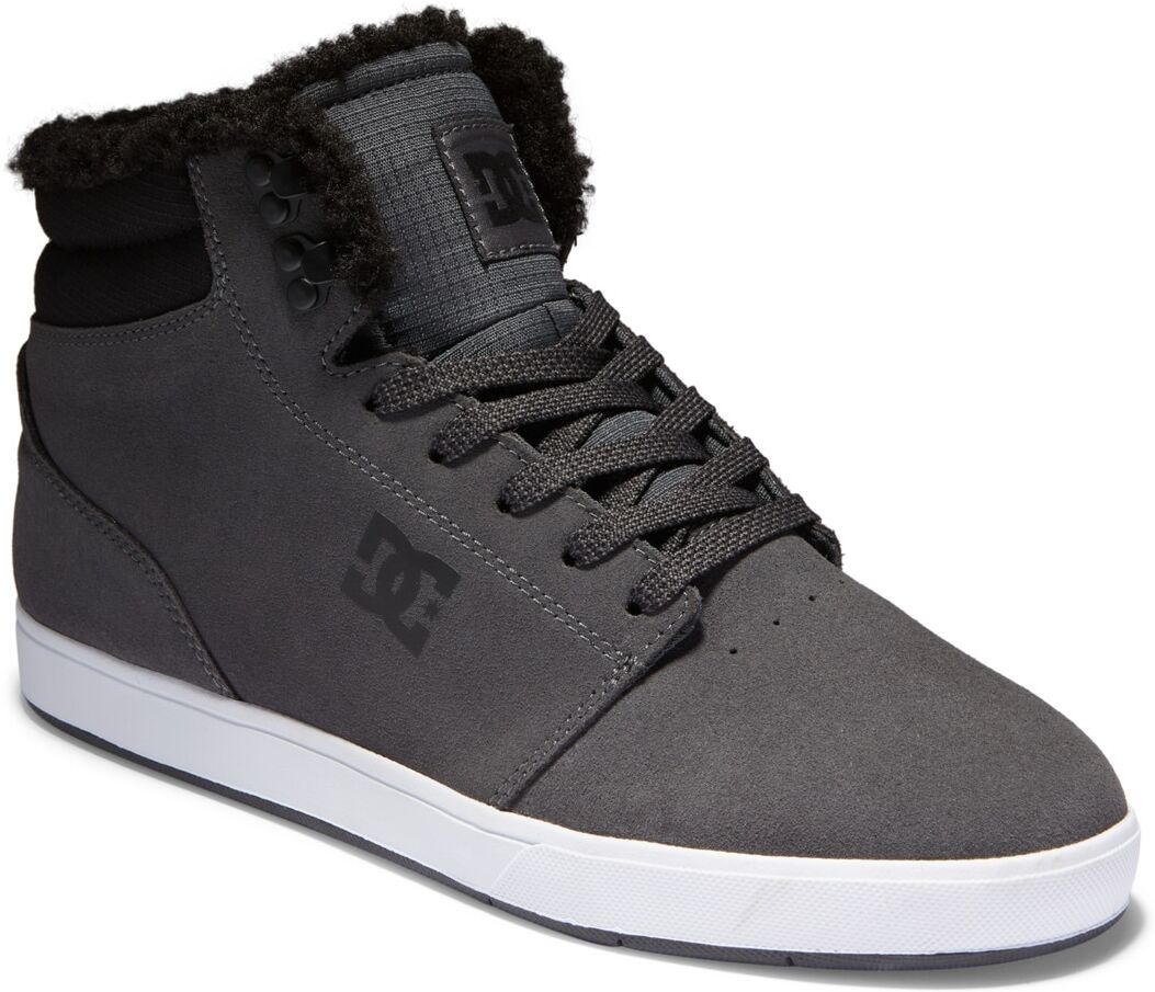 Winterboots DC SHOES "CRISIS 2 HI WNT", Herren, Gr. 43, atmungsaktiv, grau (charcoal), Leder, Schuhe Winterboots, Winterschuhe, Winterstiefel, Snowboots