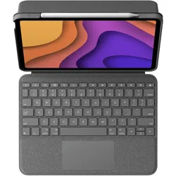 Logitech Folio Touch Tastatur und Foliohülle mit Trackpad oxford grey