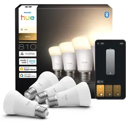 Philips Hue White E27 Viererpack 810lm 60W