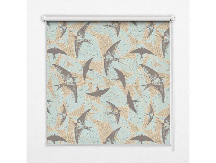 INNENROLLO - Fensterrollo - Rollo - 60x40 cm - Schwalben
