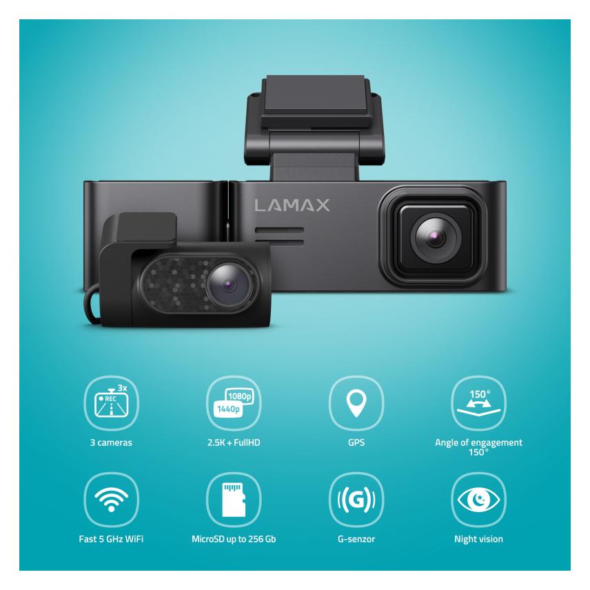 Lamax N10 GPS 3in1 LXCDMN10G31BA (GPS-Empfänger, 2.5K) (LXCDMN10G31BA)
