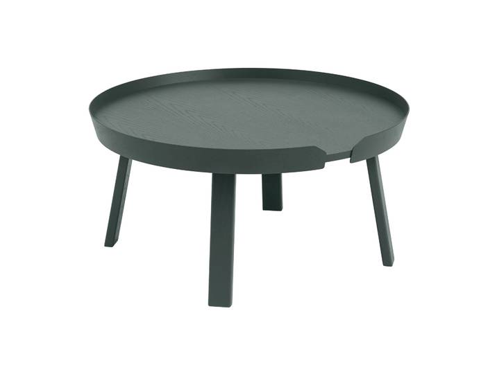 Muuto Around Couchtisch groß Dark green
