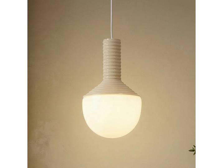Florine Suspension Beige/Opale - Lucande - Salon / séjour - Design - Céramique - À ampoule unique