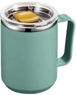Uplifted Finds Portable Traveling Insulated Stainless Steel Coffee Cup green