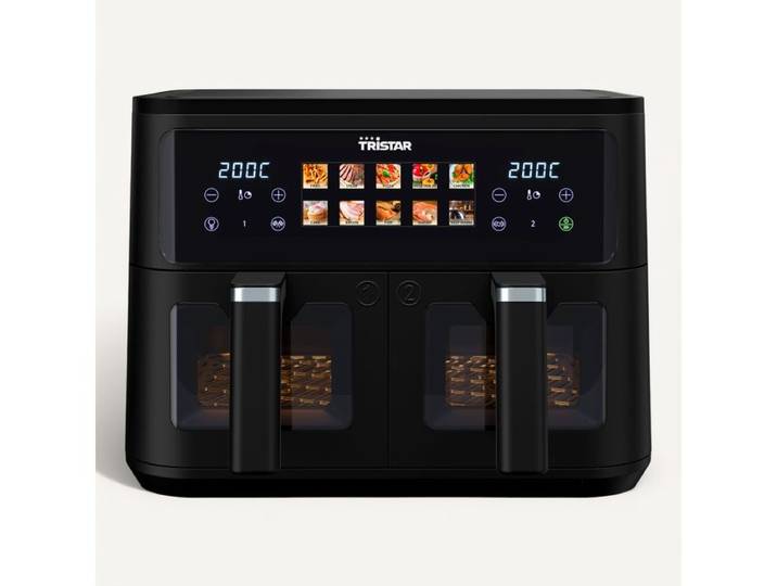 Air Fryer FR-9075 Double TRISTAR panier 9L - 2500W- Noir