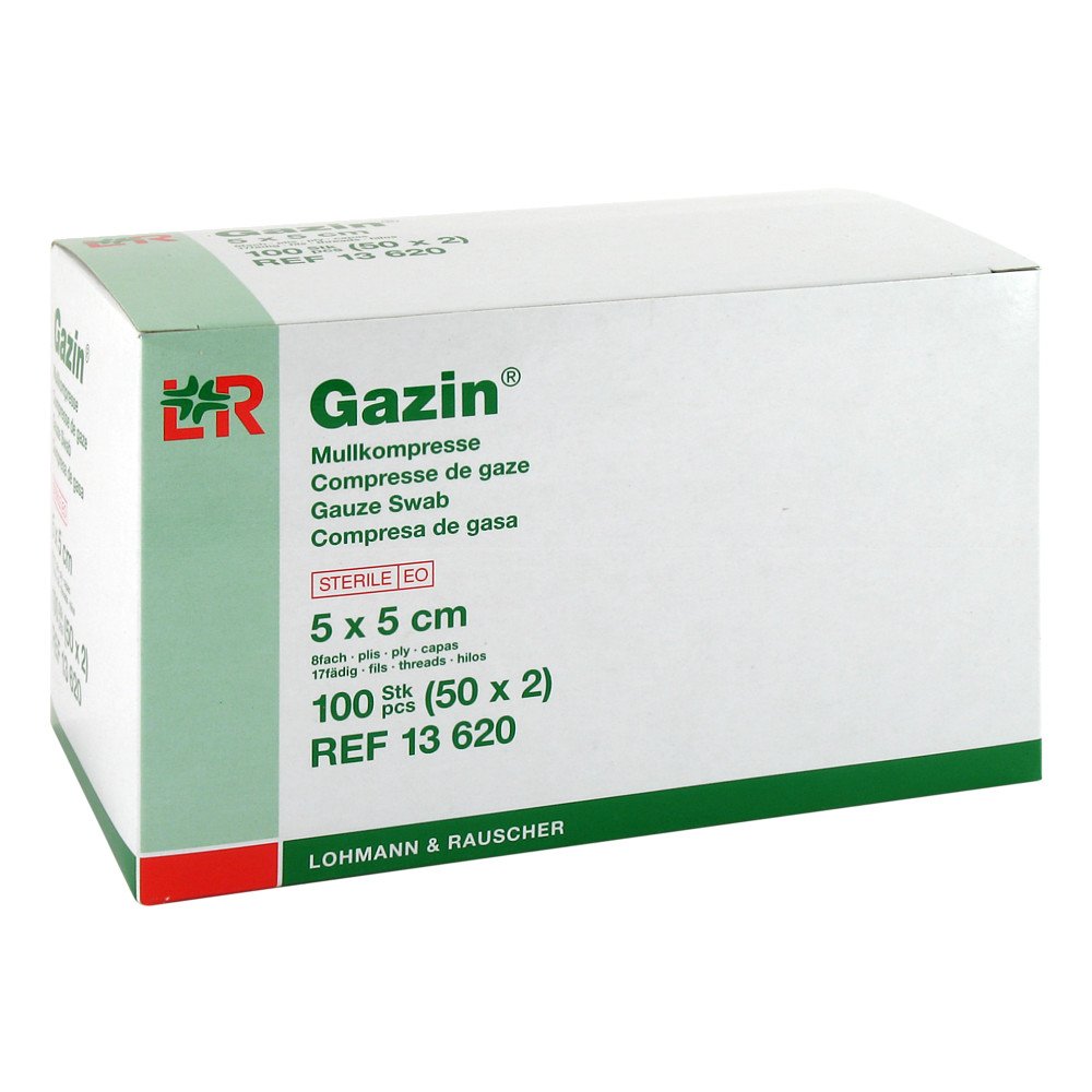 Lohmann & Rauscher GmbH & Co.KG Gazin Kompressen 5x5cm 8fach steril 03449048