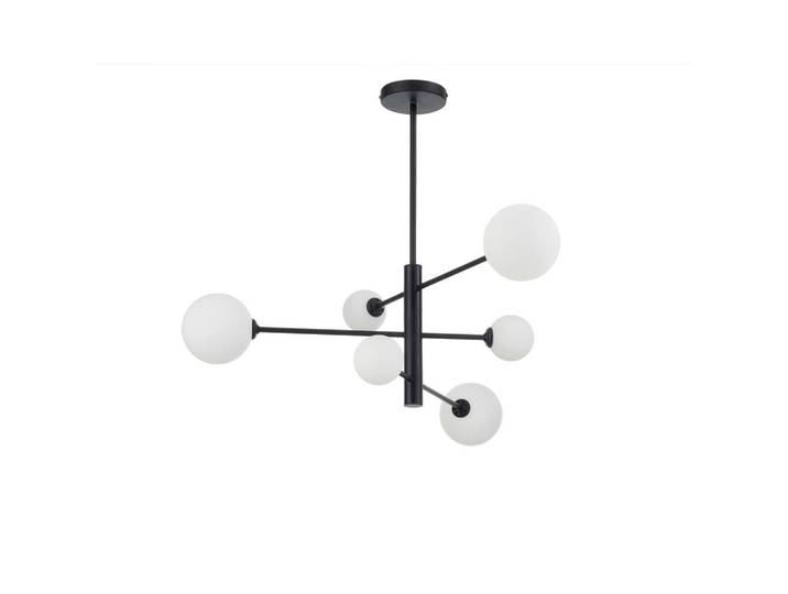 Deckenleuchte Dorado, Schwarz, Metall, 60x87x12 cm, RoHS, Lampen & Leuchten, Innenbeleuchtung, Deckenleuchten, Deckenleuchten